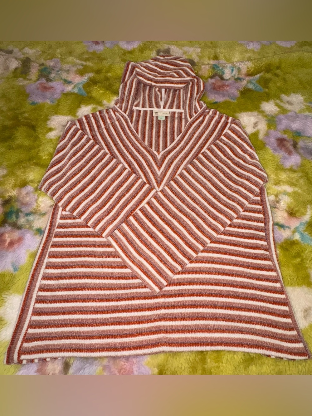 Anthropologie Saturday Sunday Baja inspired Chenille Hoodie - L